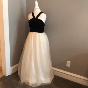 Free People 8th Story Chiffon and Velvet Dress
